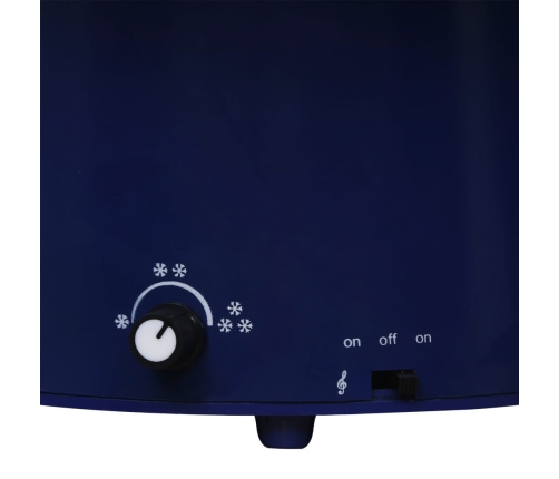 vidaXL mākslīgā Ziemassvētku egle ar pamatni, zila, 75 cm, PVC