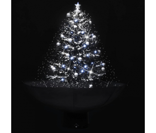 Mākslīgā Ziemassvētku Egle Ar Pamatni, Melna, 75 Cm, Pvc Vidaxl