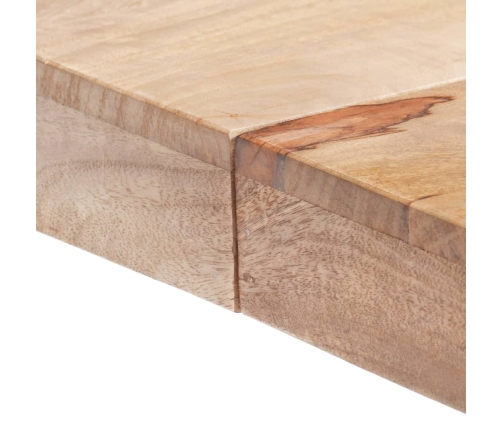 vidaXL virtuves galds, 120x120x77 cm, mango masīvkoks