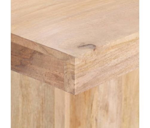 vidaXL virtuves galds, 120x120x77 cm, mango masīvkoks