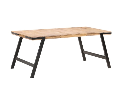 vidaXL virtuves galds, 180x90x76 cm, mango masīvkoks