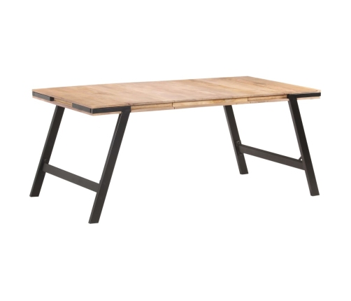 vidaXL virtuves galds, 180x90x76 cm, mango masīvkoks