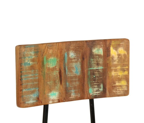 vidaXL virtuves krēsli, 2 gab., pārstrādāts masīvkoks