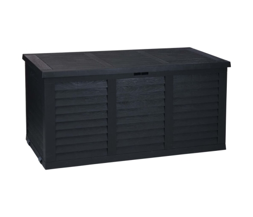 ProGarden dārza uzglabāšanas kaste ar riteņiem, 300 L, tumši pelēka