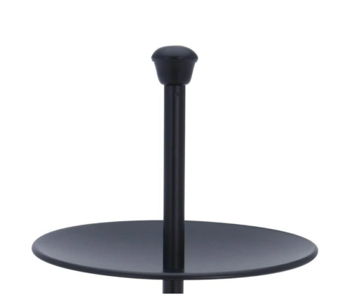 Excellent Houseware servēšanas statīvs, 3 stāvi, 36,5 cm, matēti melns