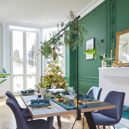 Progarden Galda Dekorāciju Stienis Ar Stiprinājumiem, Metāls, Melns Progarden Galda Dekorāciju Stienis Ar Stiprinājumiem, Metāls, Melns