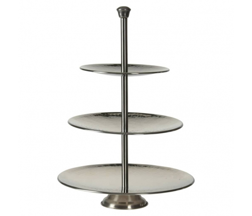 Excellent Houseware Servēšanas Statīvs, 3 Stāvi, 36,5 Cm, Tērauds