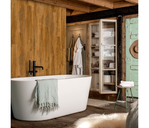 Wallart Sienas Dēļi, Ozolkoka Imitācija, Rūsgani Brūni