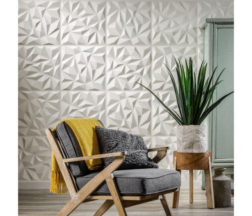 WallArt sienas paneļi Puck, 12 gab., 3D, GA-WA27