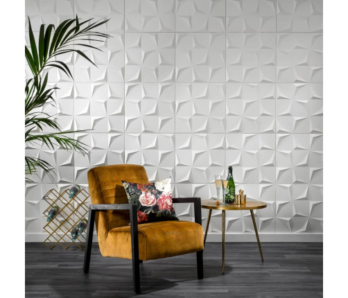 WallArt sienas paneļi Beau, 12 gab., 3D, GA-WA28