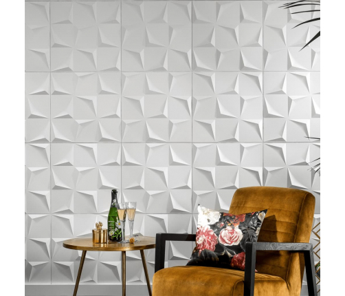 WallArt sienas paneļi Beau, 12 gab., 3D, GA-WA28