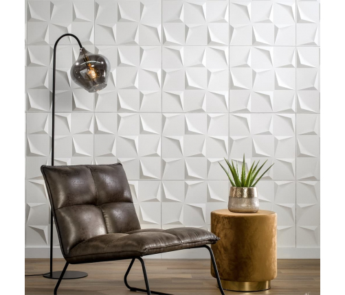 WallArt sienas paneļi Beau, 12 gab., 3D, GA-WA28