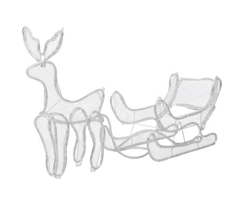 Ziemassvētku Dekors, Briedis Un Kamanas, Siets, 432 Led Vidaxl