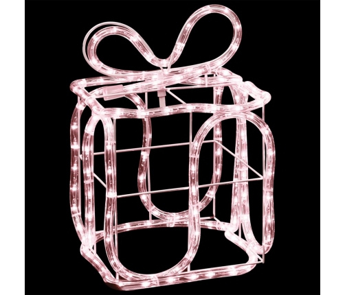 vidaXL Ziemassvētku dekorācija, dāvanu kastes ar 180 LED lampiņām