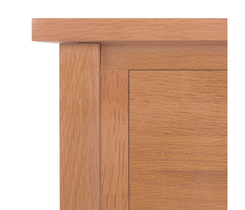 vidaXL žurnālgaldiņš ar atvilktni, 35x27x55 cm, ozola masīvkoks