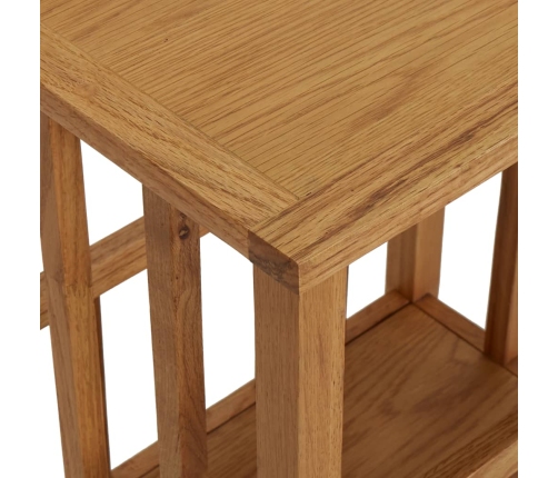 vidaXL žurnālgaldiņš, 45x35x55 cm, ozola masīvkoks