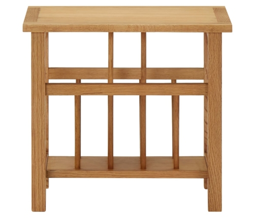 vidaXL žurnālgaldiņš, 45x27x42 cm, ozola masīvkoks