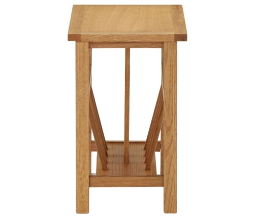 vidaXL žurnālgaldiņš, 45x27x42 cm, ozola masīvkoks