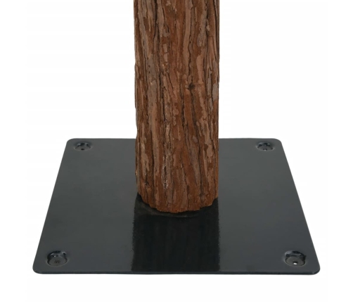 vidaXL Ziemassvētku egle ar dabīgu koku un sniegu, zaļa, 150 cm