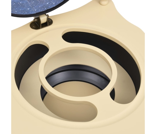 vidaXL vīna pudeļu turētājs, globusa forma, eikalipta koks, zaļš