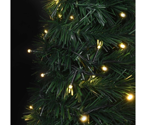 Ziemassvētku Eglīte Zaļa 150 X 150 Cm Pvc Vidaxl