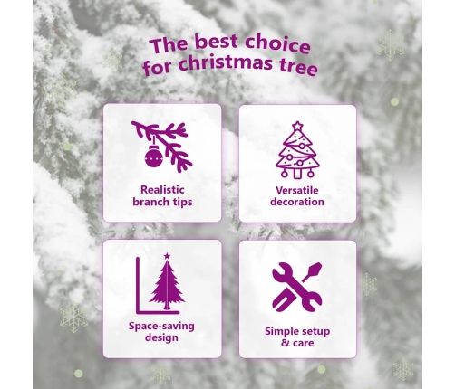 Mākslīgā Ziemassvētku Egle Ar Statīvu, Pusapaļa, 150 Cm, Pvc Vidaxl