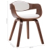 vidaXL virtuves krēsli, 6 gab., liekts koks un mākslīgā āda