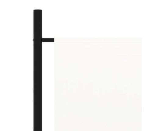 vidaXL 1-paneļa istabas aizslietnis, balts, 175x180 cm