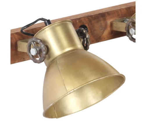 vidaXL sienas lampa, industriāls dizains, misiņa krāsā, 65x25 cm, E27