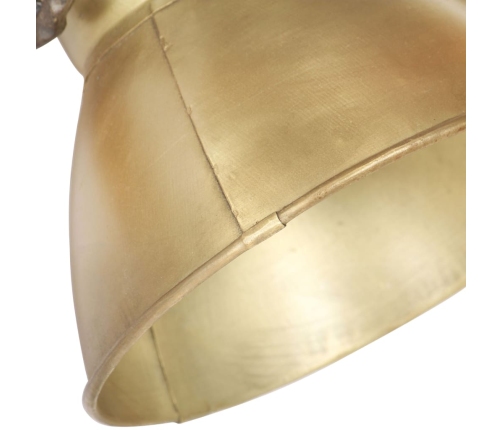 vidaXL sienas lampa, industriāls dizains, misiņa krāsā, 65x25 cm, E27