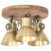 vidaXL griestu lampa, industriāls dizains, misiņa krāsā, 42x27 cm, E27