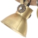 vidaXL griestu lampa, industriāls dizains, misiņa krāsā, 42x27 cm, E27
