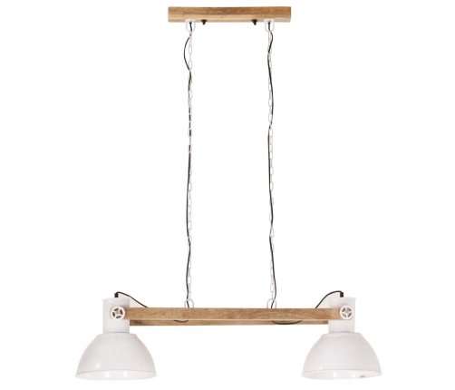 vidaXL griestu lampa, industriāls dizains, 25 W, balta, 109 cm, E27