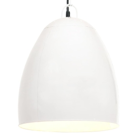 Griestu Lampa, Industriāls Dizains, Balta, 25 W, 42 Cm, E27 Vidaxl Griestu Lampa, Industriāls Dizains, Balta, 25 W, 42 Cm, E27 Vidaxl