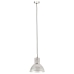 vidaXL griestu lampa, sudraba krāsā, apaļa, 25 W, 28,5 cm, E27