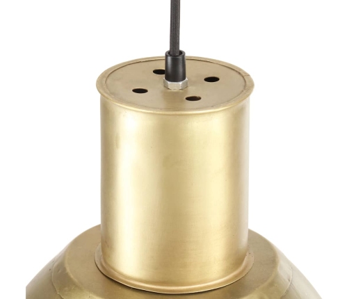 vidaXL griestu lampa, misiņa krāsā, apaļa, 25 W, 28,5 cm, E27