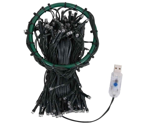 vidaXL Ziemassvētku lampiņas, 500 LED, 500 cm