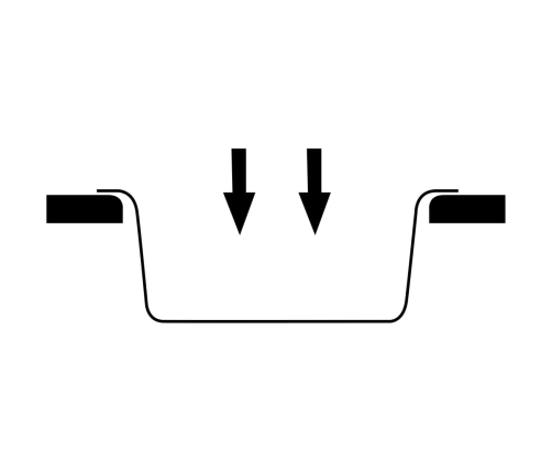 vidaXL virtuves izlietne ar noteci, melns granīts