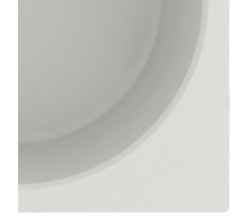 Virtuves Izlietne Balts 48 X 48 X 20.5 Cm Granīts Vidaxl