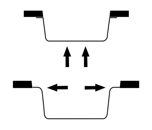 vidaXL virtuves izlietne ar noteci, melns granīts