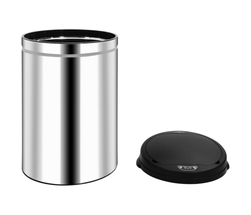 Automātiska Atkritumu Tvertne Ar Sensoru, Tērauds, 30 L  Vidaxl