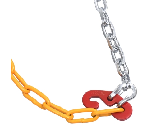 vidaXL auto riepu sniega ķēdes, 2 gab., 16 mm, apvidus auto, 4x4, 400