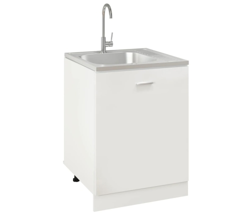 Virtuves Izlietne, 600X600X155 Mm, Nerūsējošs Tērauds Vidaxl