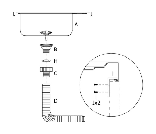 Virtuves Izlietne, 800X600X155 Mm, Nerūsējošs Tērauds Vidaxl