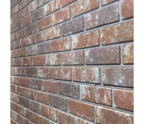 vidaXL 3D sienas paneļi, 10 gab., tumši brūnu un pelēku ķieģeļi, EPS