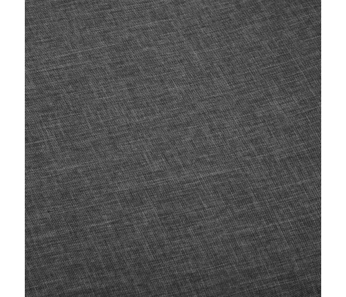 vidaXL virtuves krēsli, 2 gab., tumši pelēks audums