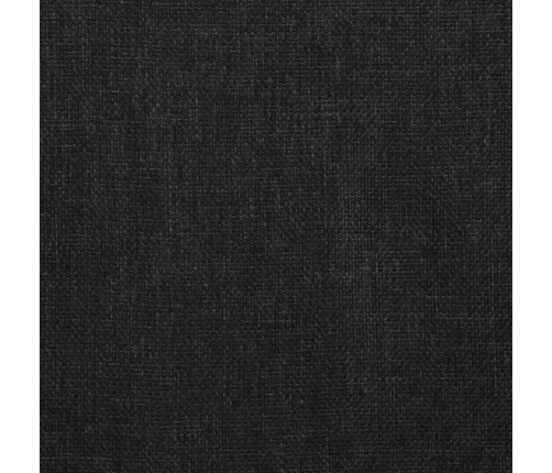 Virtuves Krēsli, 2 Gab., Melns Audums Vidaxl