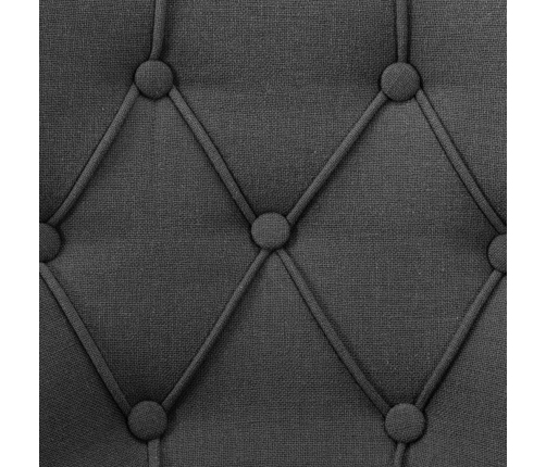 vidaXL virtuves krēsli, 2 gab., pelēks audums