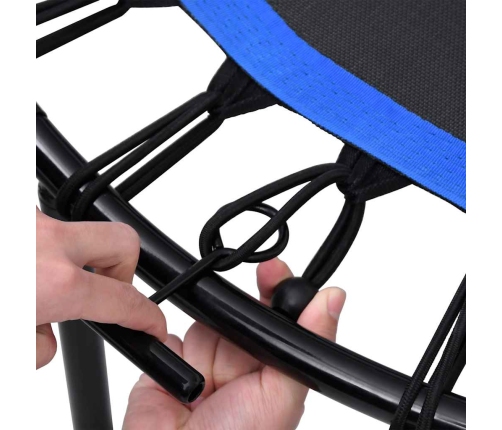 vidaXL fitnesa batuts ar rokturi, 102 cm