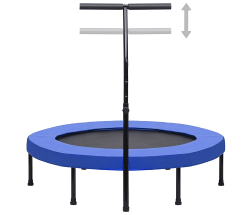 Fitnesa Batuts Ar Rokturi Un Aizsargapmali, 122 Cm Vidaxl